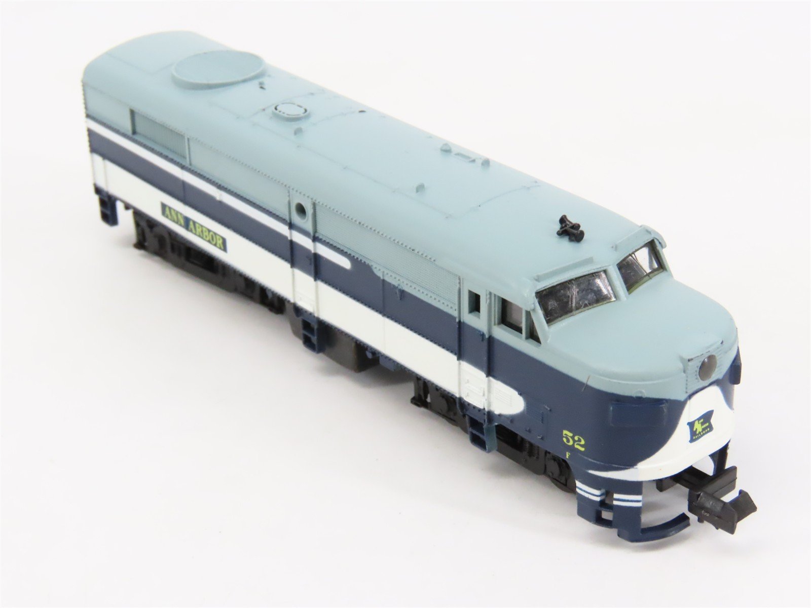 N Scale Life-Like 7938 AA Ann Arbor ALCO FA2 Diesel Locomotive #52