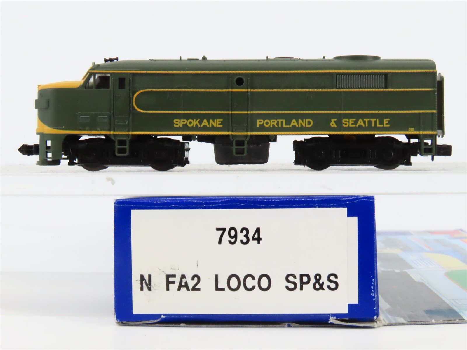 N Scale Life-Like 7934 SP&S Spokane Portland & Seattle ALCO FA2 Diesel #868
