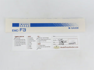 N Scale KATO 176-084 WP Western Pacific EMD F3B Ph II Diesel No# - Custom
