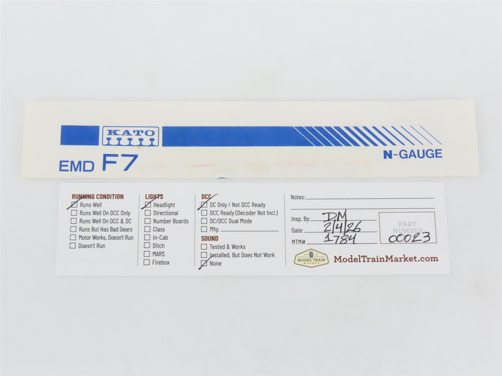 N Scale KATO 176-217 UP Union Pacific EMD F7A Diesel Locomotive #1467