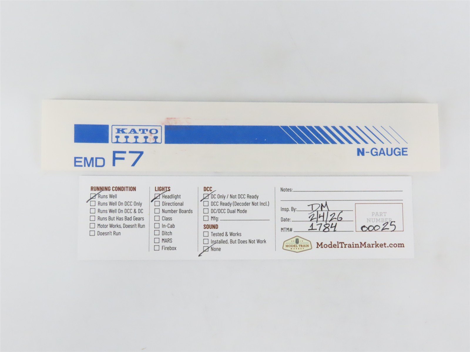 N Scale KATO 176-211 ATSF Santa Fe 