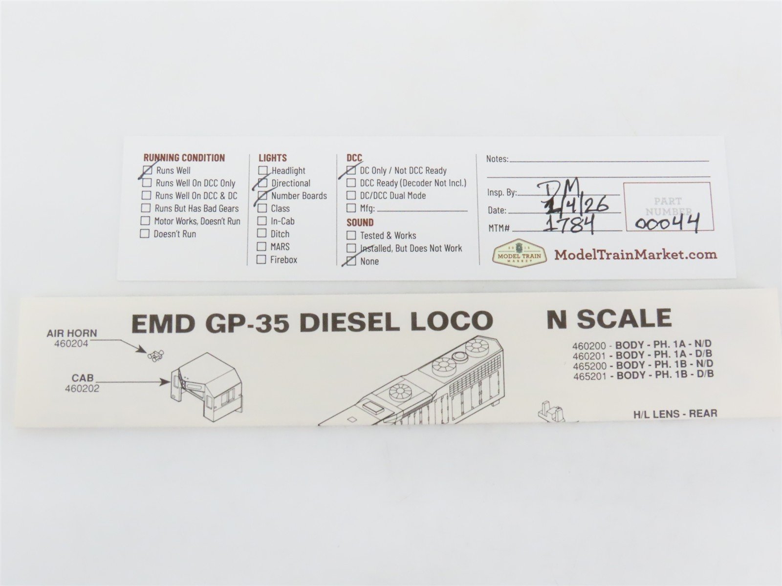 N Scale Atlas/KATO 4640 RDG Reading EMD GP35 Diesel Locomotive #3652