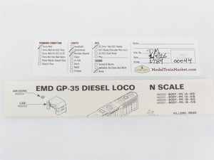N Scale Atlas/KATO 4640 RDG Reading EMD GP35 Diesel Locomotive #3652