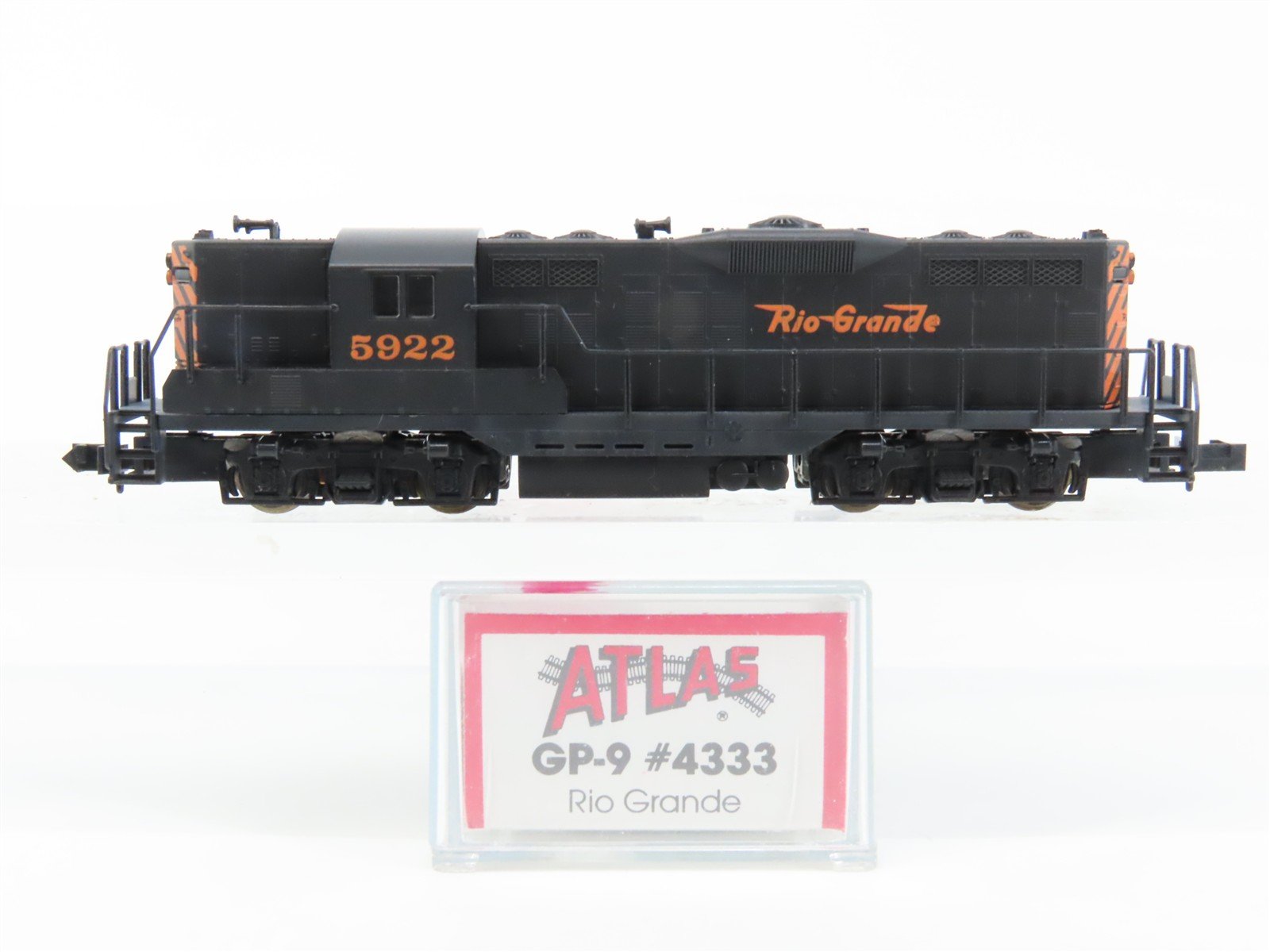 N Scale Atlas/KATO 4333 D&RGW Rio Grande EMD GP9 Diesel Locomotive #5922