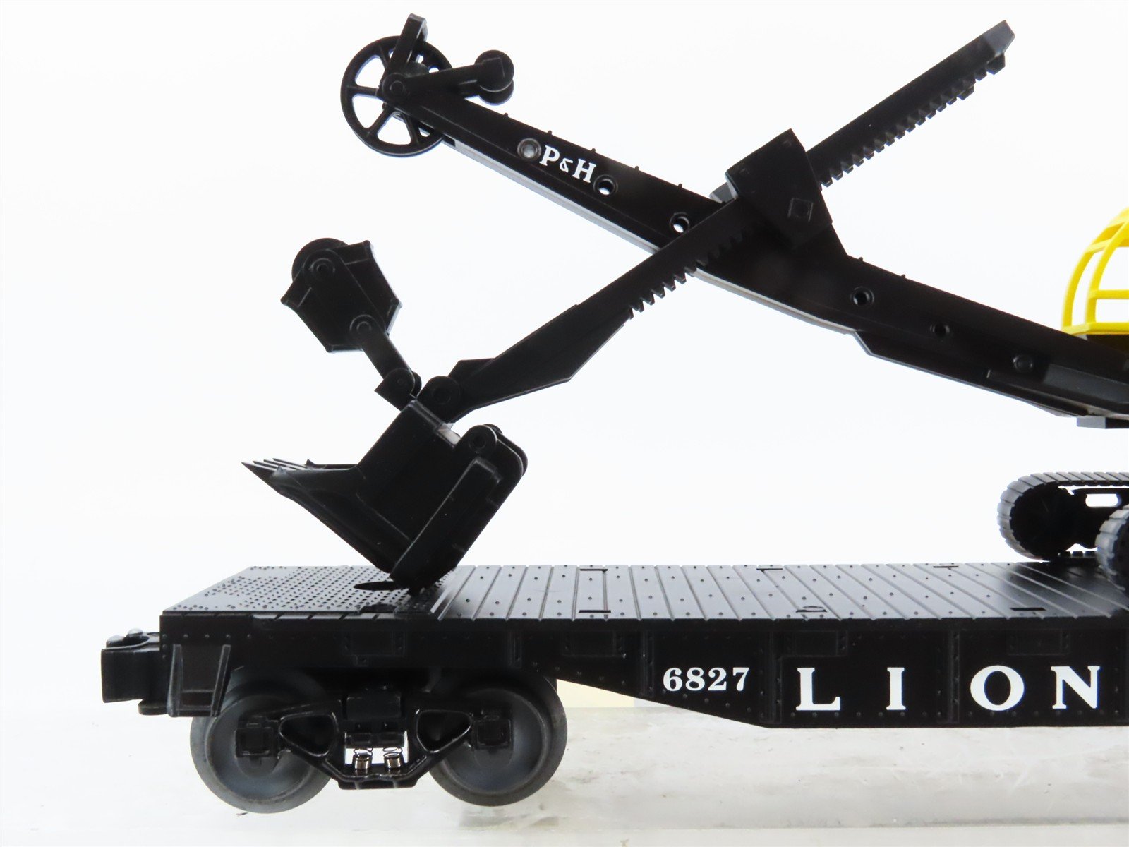 O Gauge 3-Rail Lionel Celebration 6-29485 Flat Car #6827 w/ P&H Power Shovel