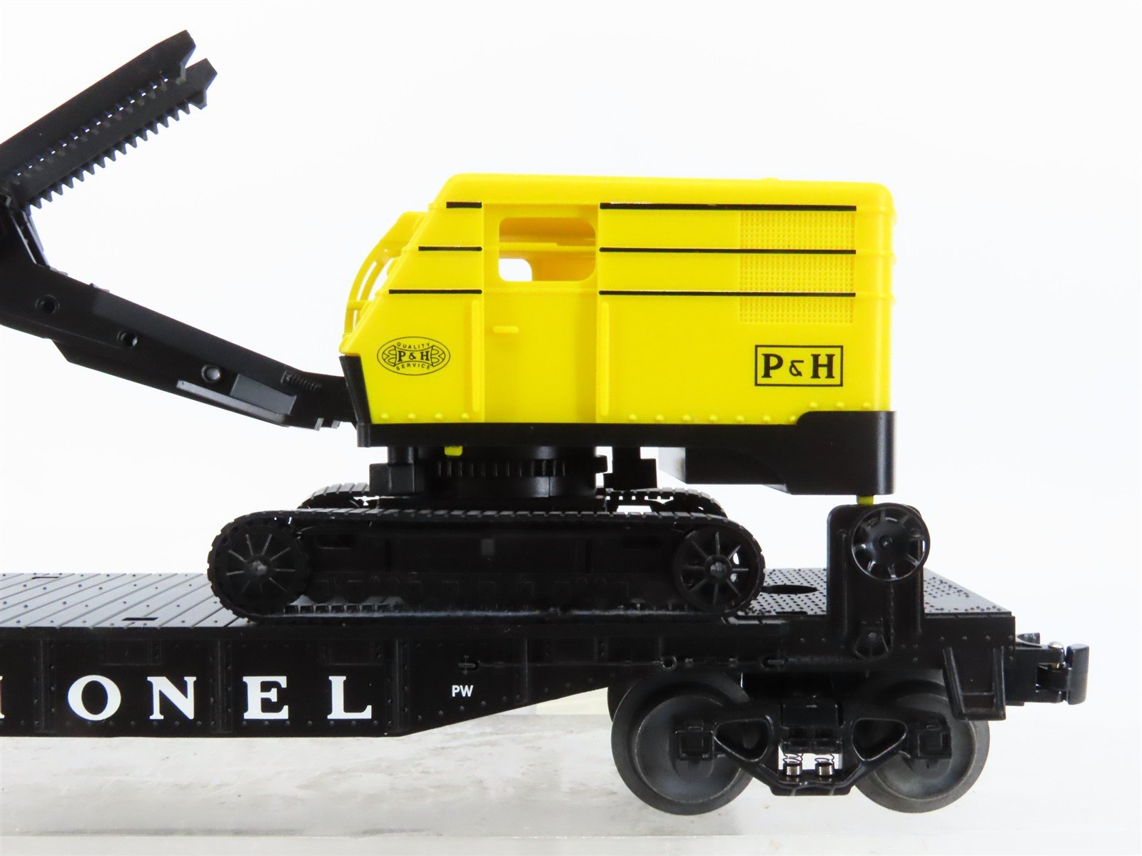 O Gauge 3-Rail Lionel Celebration 6-29485 Flat Car #6827 w/ P&H Power Shovel