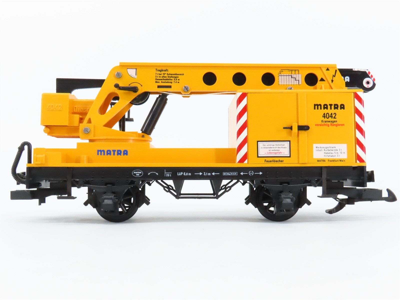 G Scale LGB MATRA German Crane Car #4042