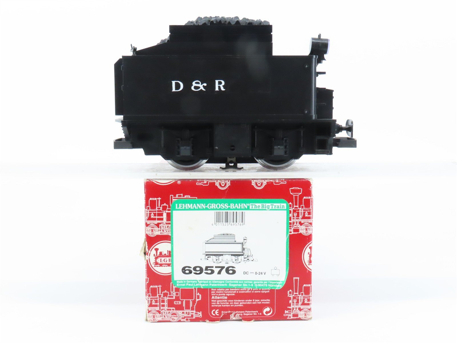 G Scale LGB 69576 D&RGW Rio Grande 2-Axle Powered Coal Tender No# - Custom