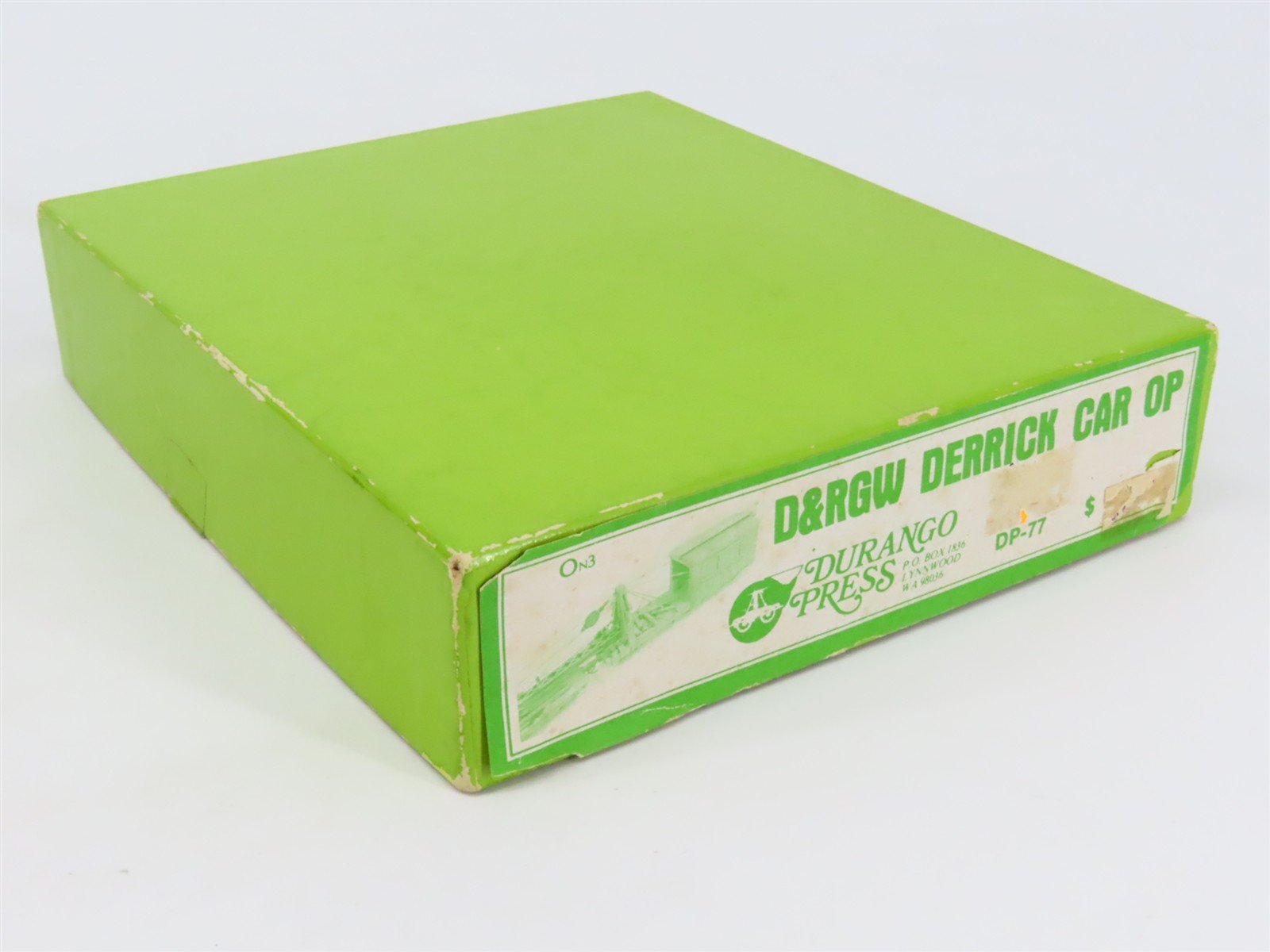On3 Scale Durango Press Kit DP-77 D&RGW Rio Grande Derrick Car OP