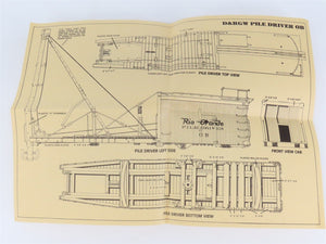 On3 Scale Durango Press Kit DP-90 D&RGW Rio Grande Pile Driver OB