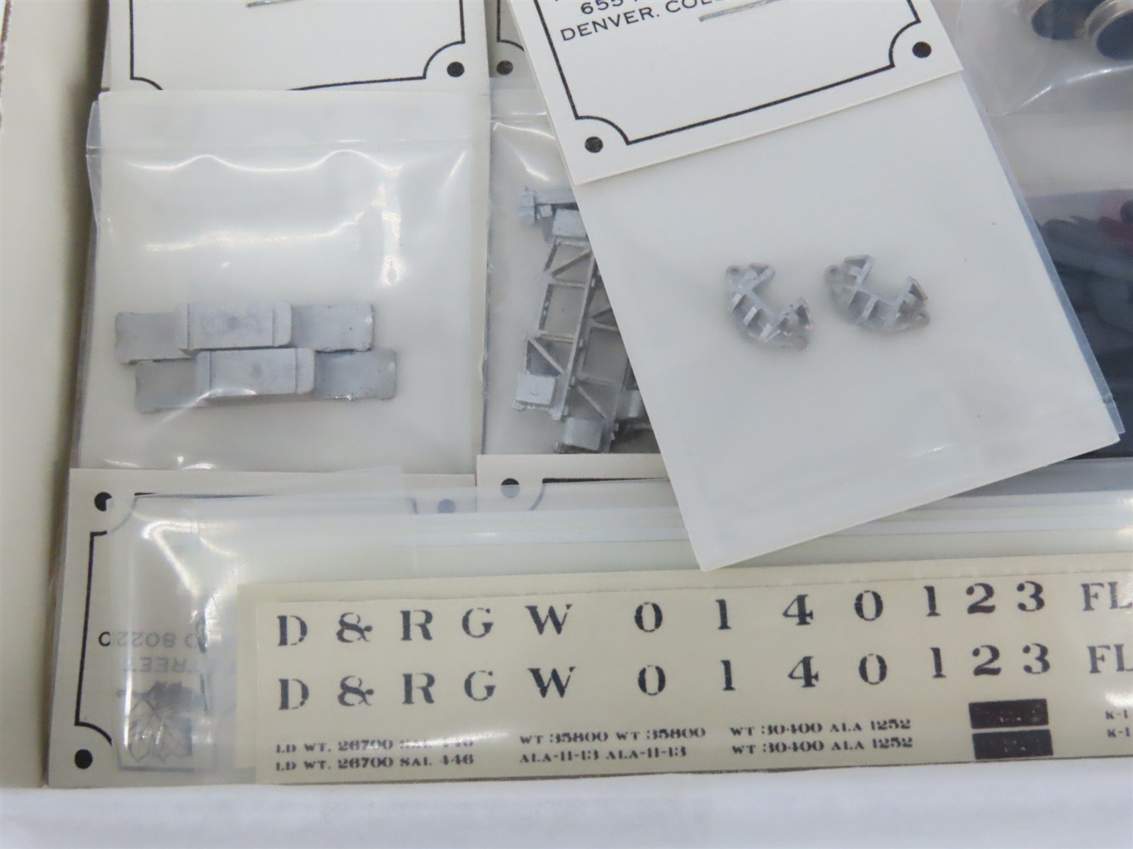 On3 Scale Don Winter Kit 145 D&RGW Rio Grande Flanger OC