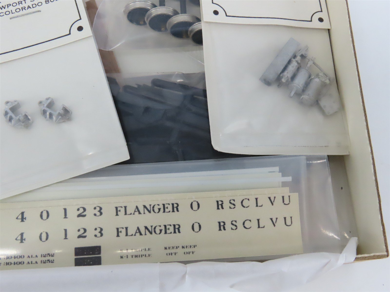 On3 Scale Don Winter Kit 145 D&RGW Rio Grande Flanger OC