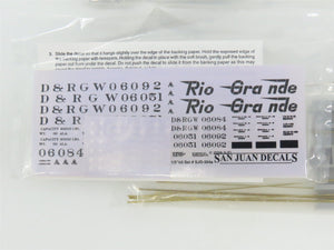On3 Scale San Juan Car Co. Kit 115 D&RGW Rio Grande Wheel & Tie Car #06092