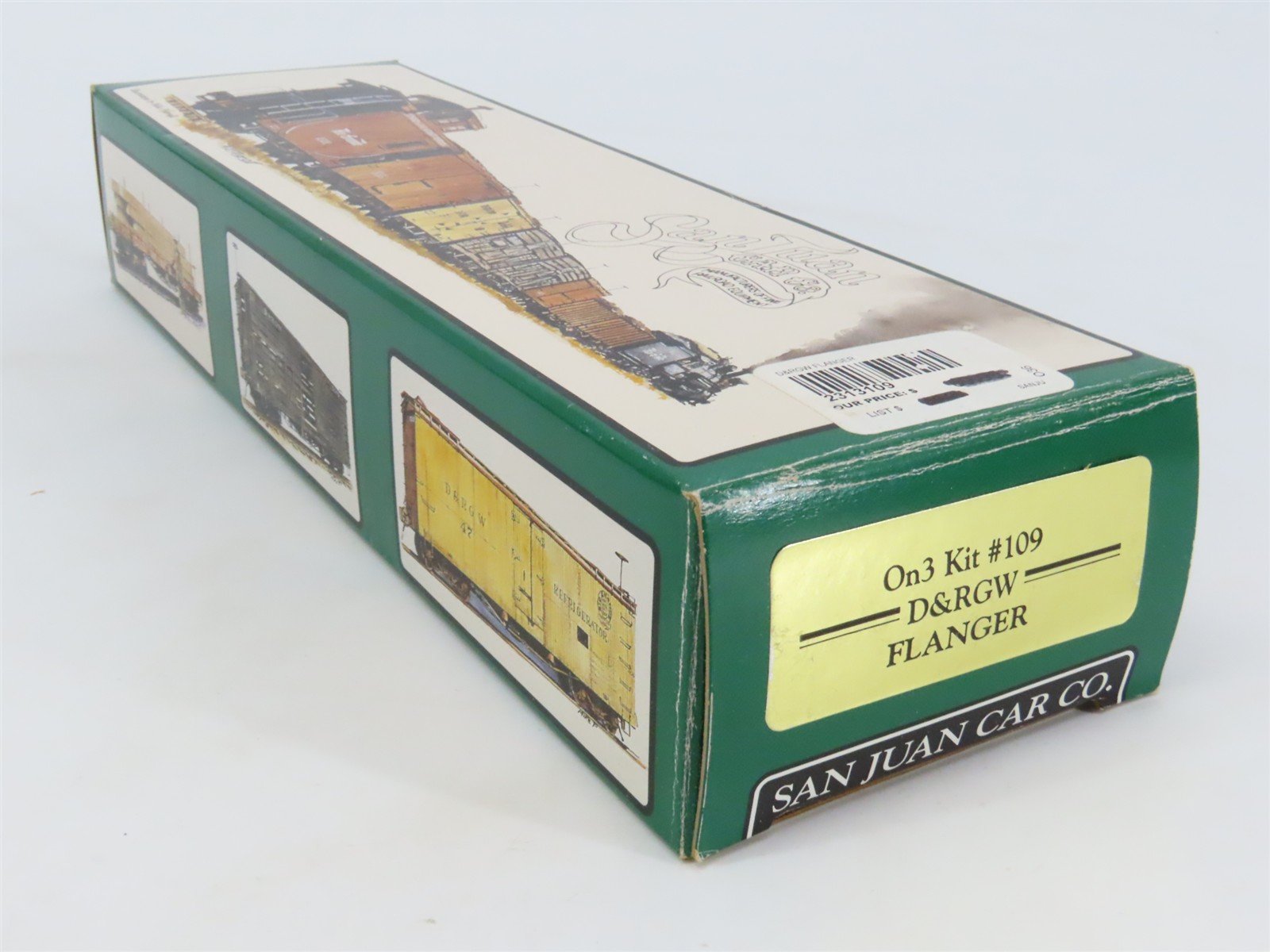 On3 Scale San Juan Car Co. Kit 109 D&RGW Denver & Rio Grande Western Flanger
