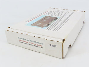 On30 Scale Boulder Valley Models Resin Kit 611 20' Wood-Sheathed Box Car