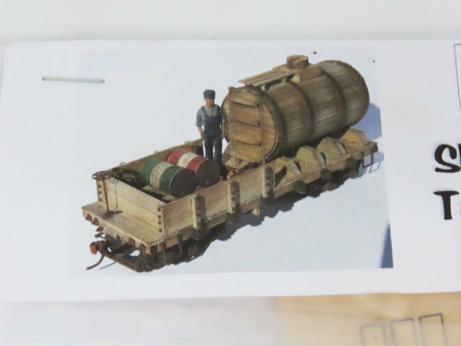 On30 Scale Morgan Hill Models Kit Short Wooden Tank Car