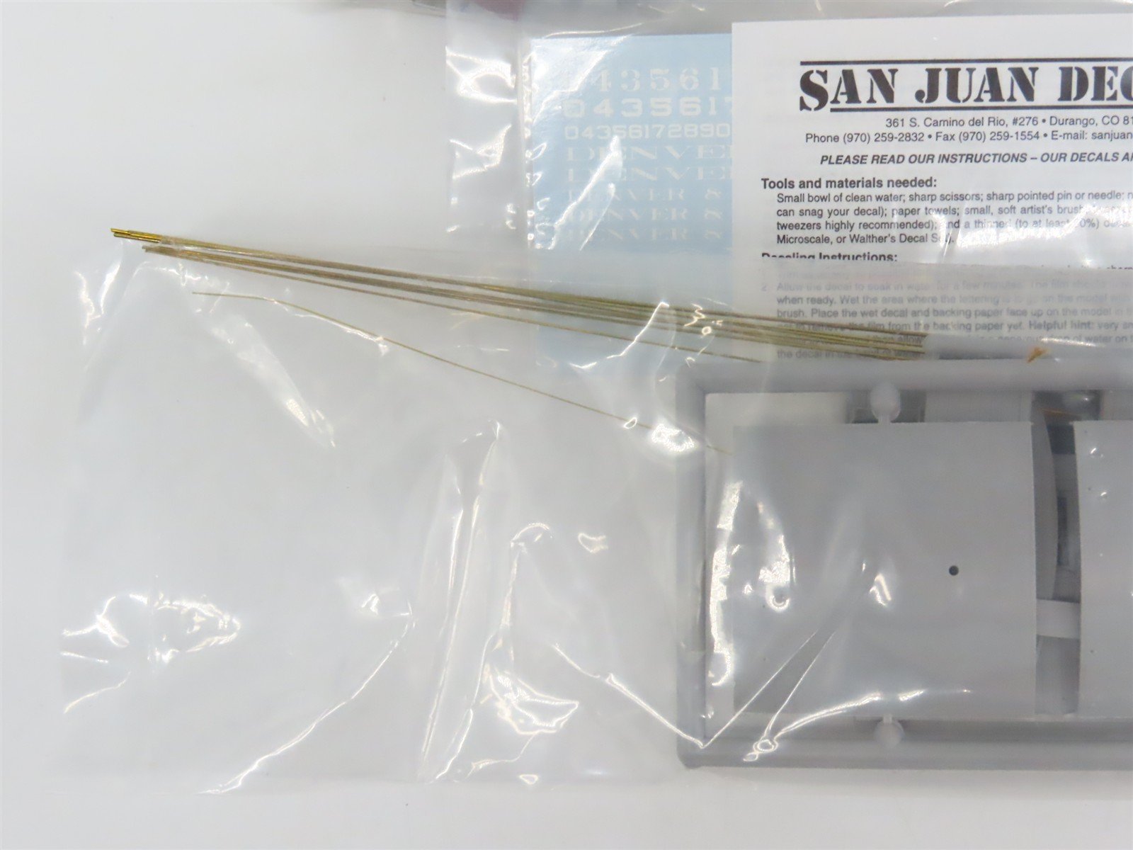 On30 Scale San Juan Car Co. Kit 107 D&RGW Rio Grande Short Caboose