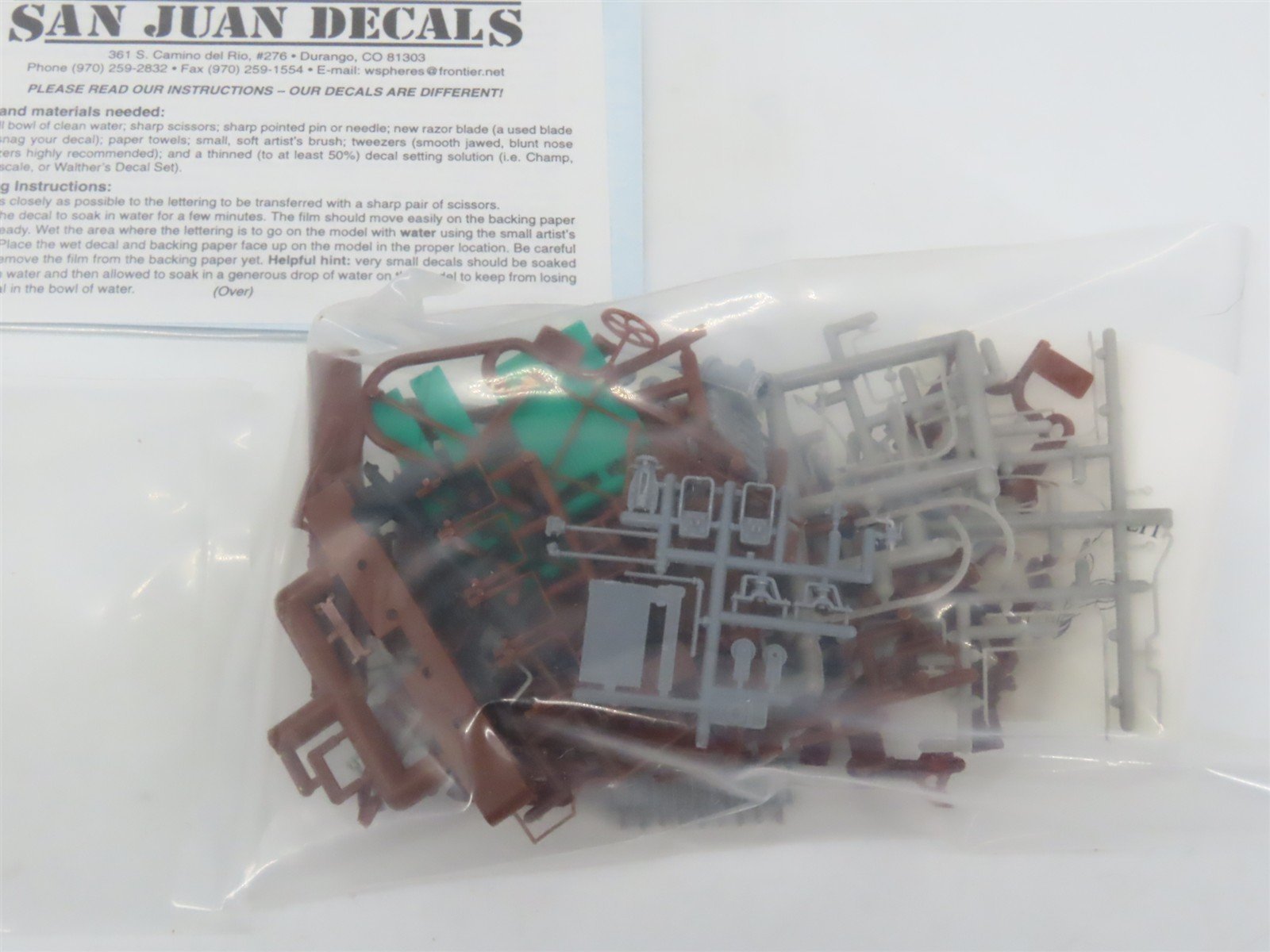 On30 Scale San Juan Car Co. Kit 101 D&RGW Rio Grande Long Caboose