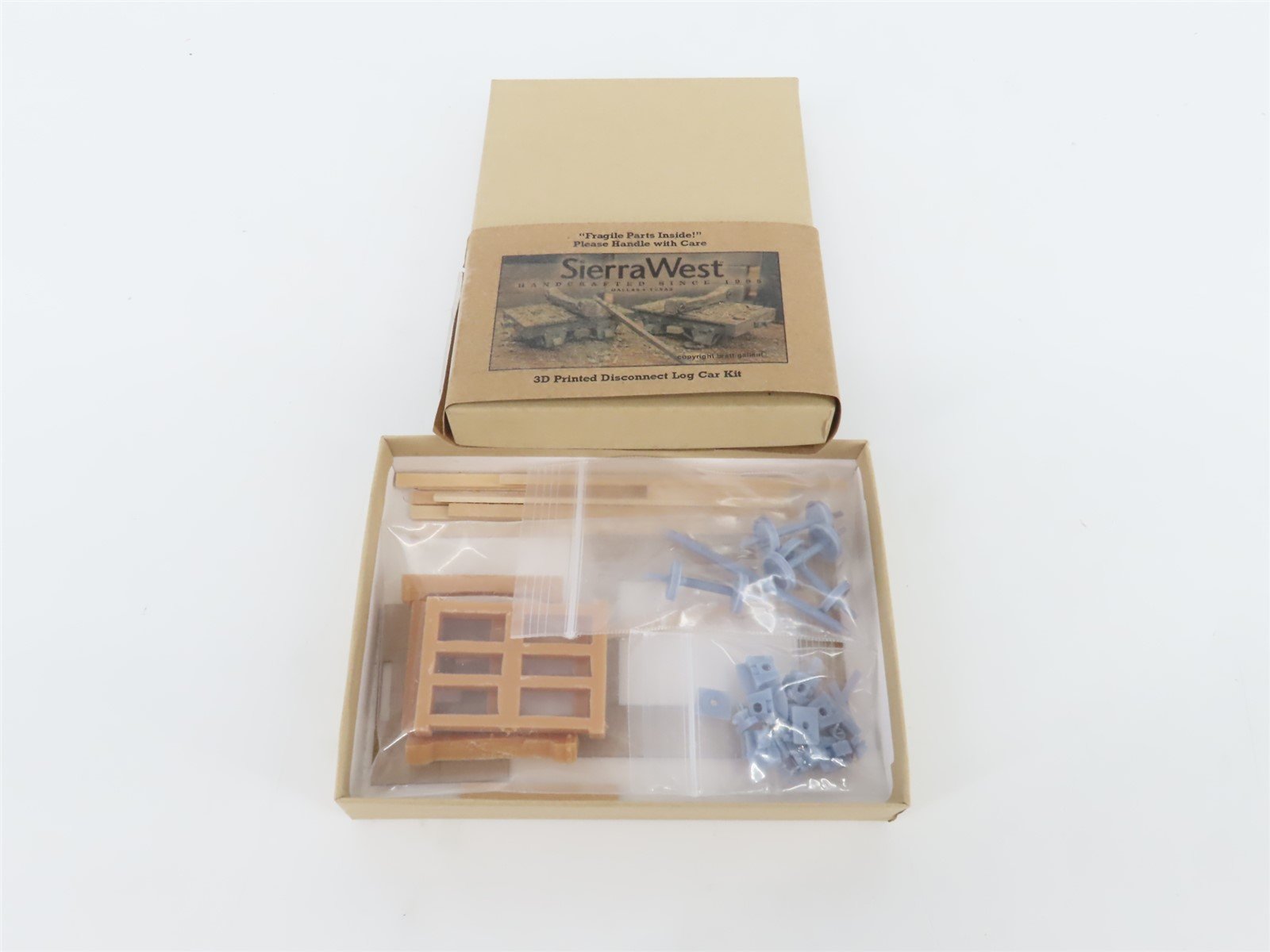 O Scale SierraWest 3D Printed Disconnect Log Car Kit