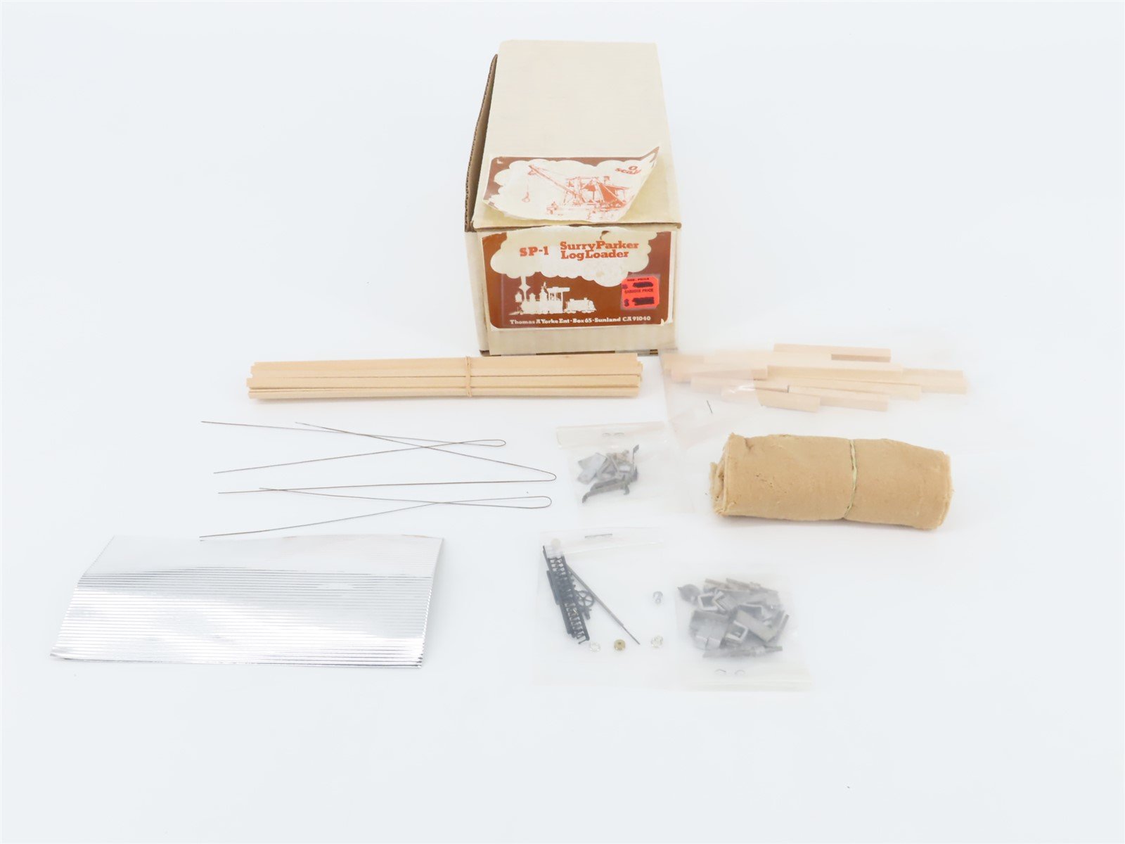 O Scale Thomas A Yorke SP-1 Surry Parker Log Loader Scenery Kit