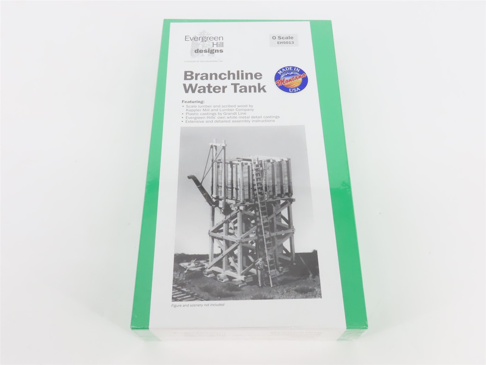 O Scale Evergreen Hill EH5013 Branchline Water Tank Scenery Kit SEALED