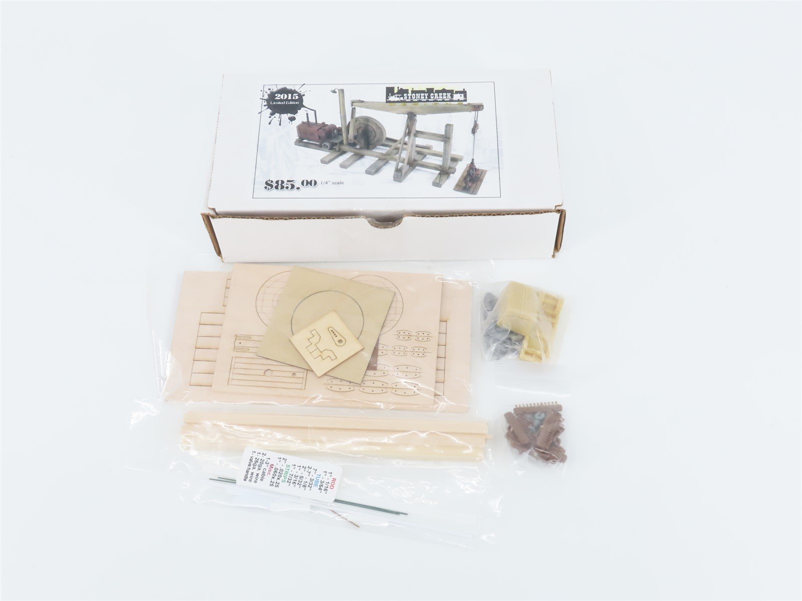 O Scale Stoney Creek Designs 2015 Limited Edition Wood Kit Jack Pump