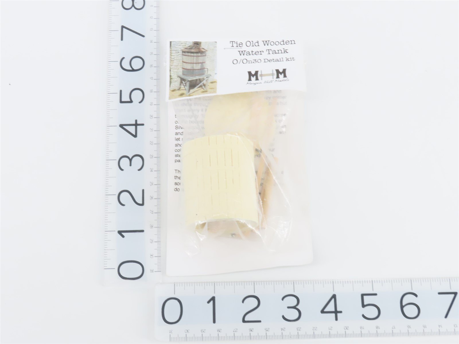 O Scale Morgan Hill Models Tie Old Wooden Water Tank Scenery Kit