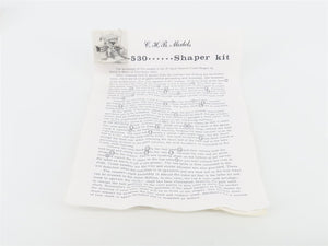 O Scale CHB Models MT-530 Shaper Kit