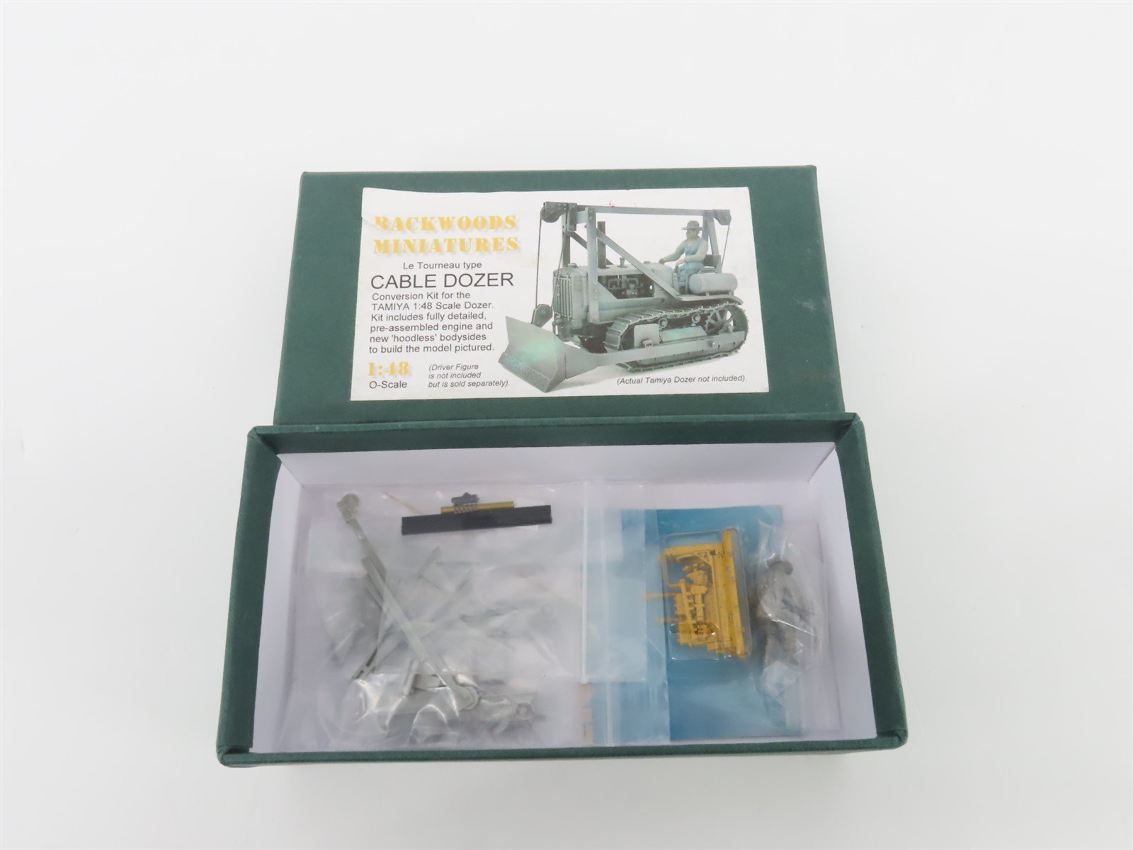 O Scale Backwoods Miniatures Le Tourneau Cable Dozer Kit