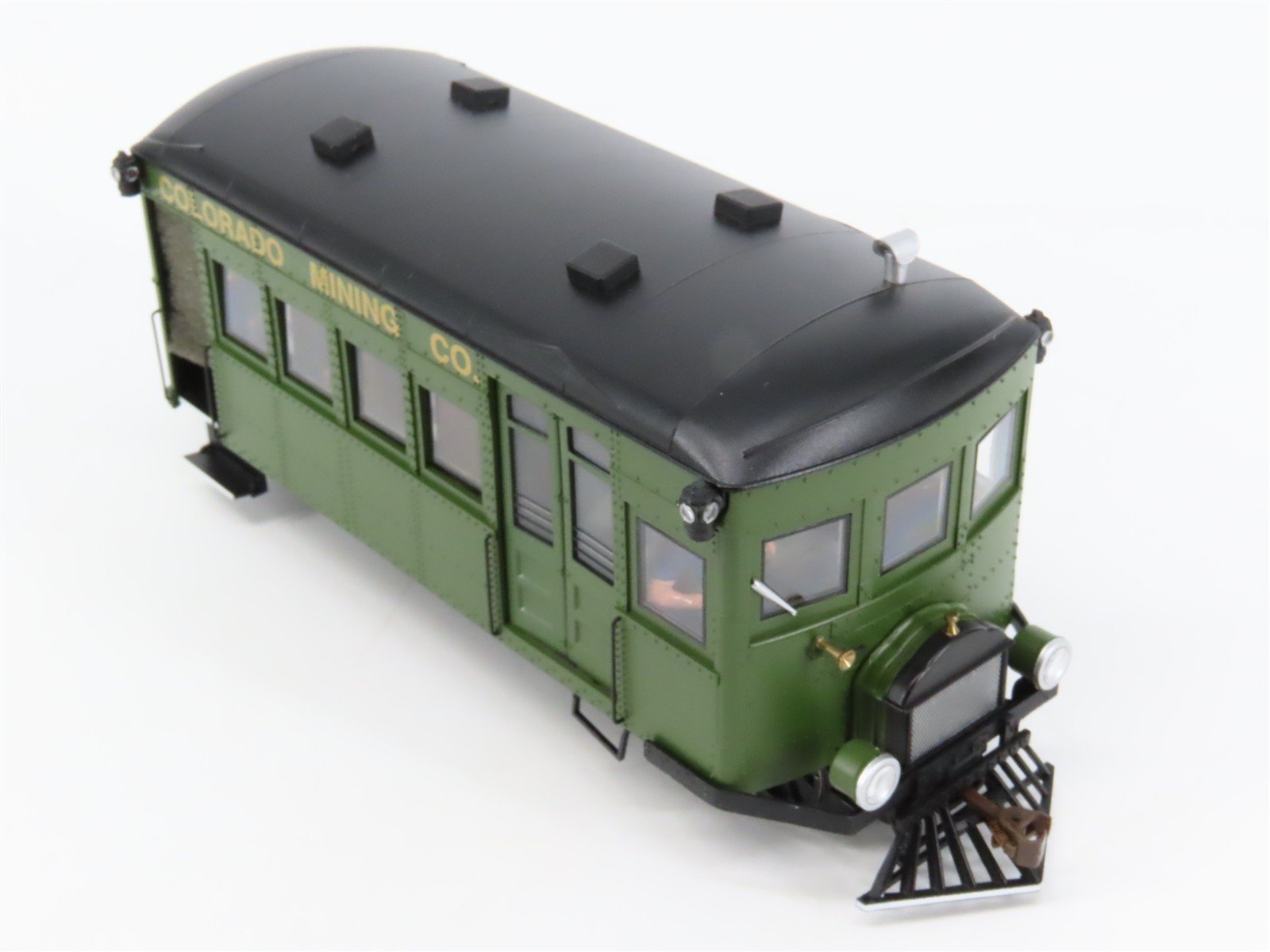 On30 Bachmann Spectrum 28462 Colorado Mining Diesel Rail Bus & Trailer w/ DCC