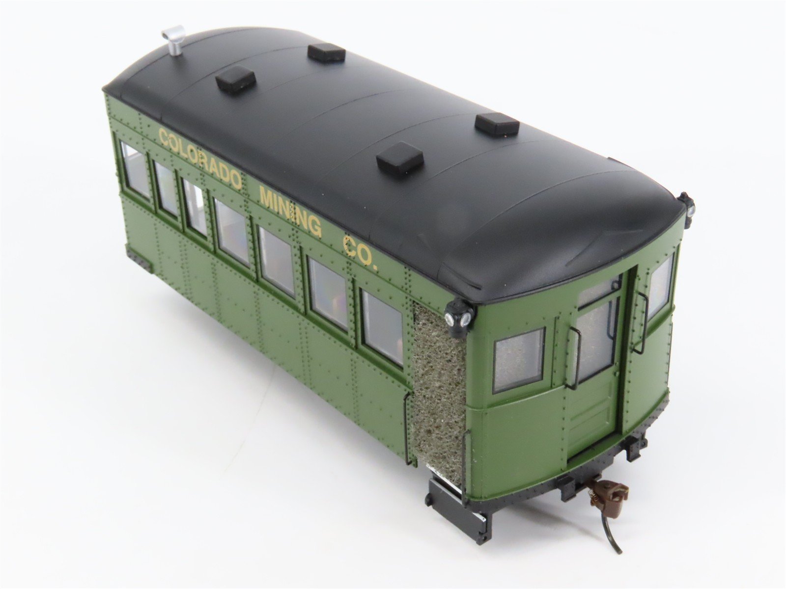 On30 Bachmann Spectrum 28462 Colorado Mining Diesel Rail Bus & Trailer w/ DCC