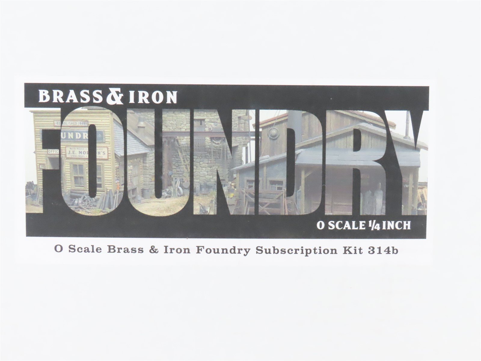 O 1/48 Scale Sierra West Scale Models Kit 314b Brass & Iron Foundry