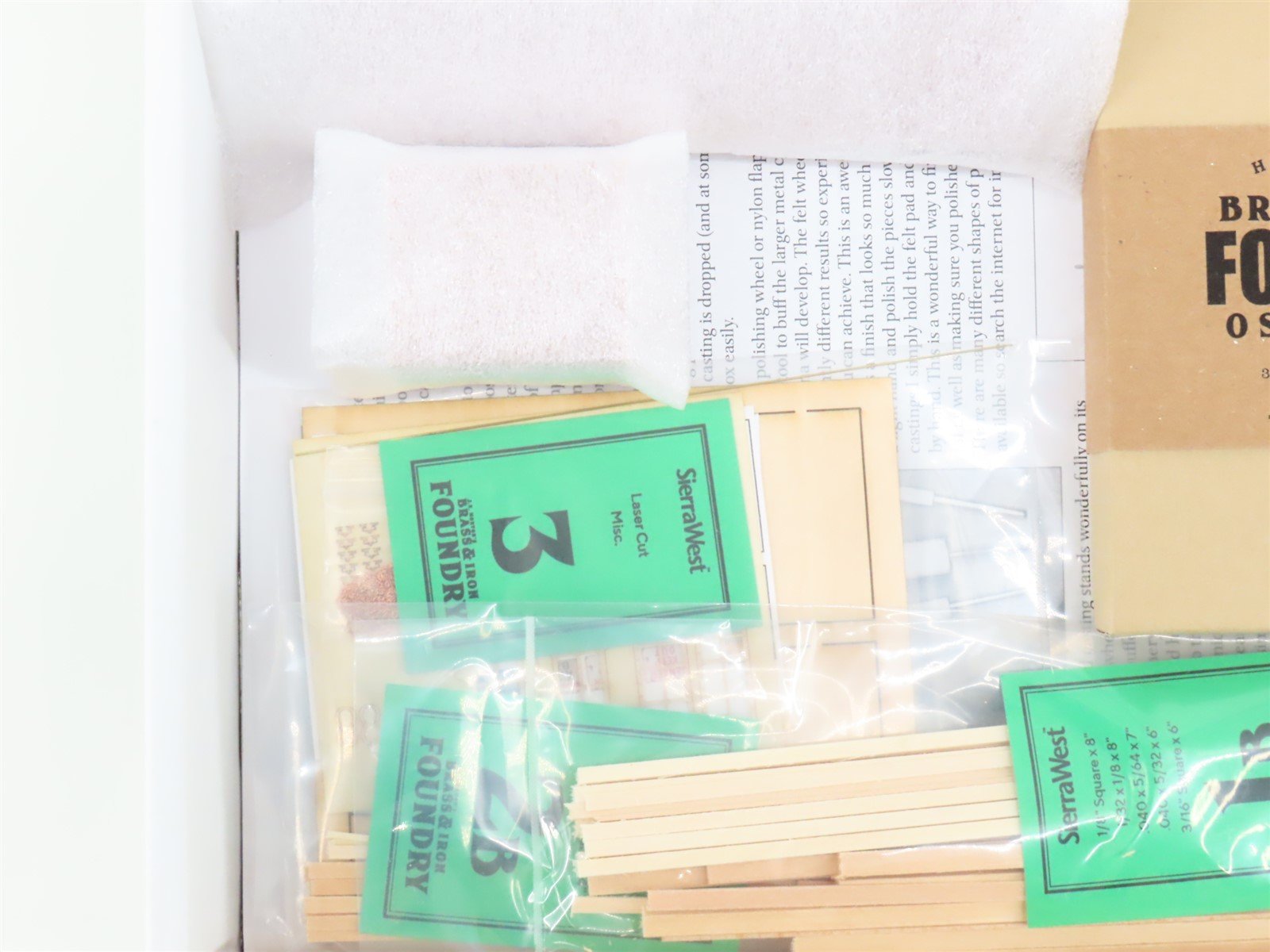 O 1/48 Scale Sierra West Scale Models Kit 314b Brass & Iron Foundry
