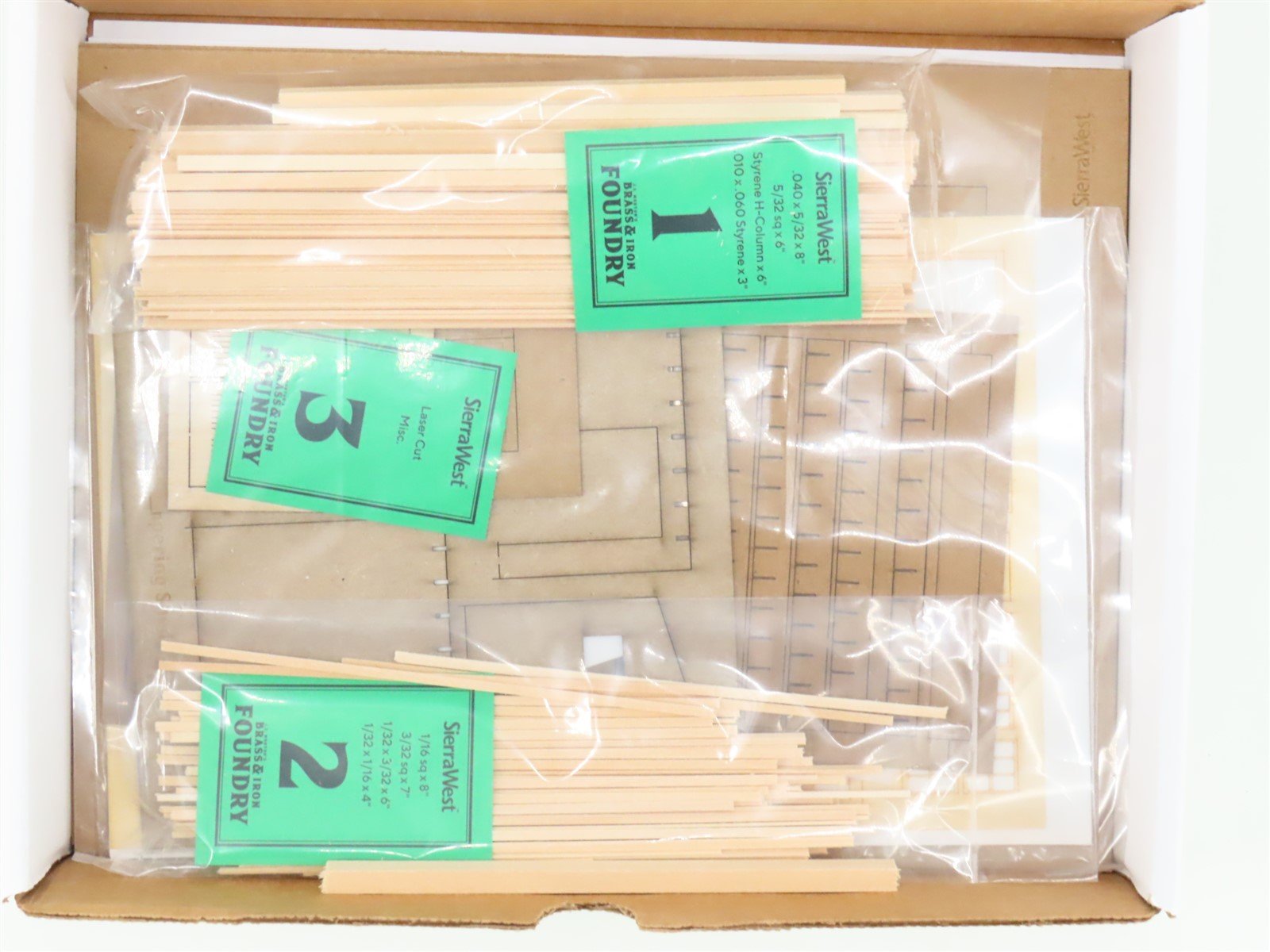 O 1/48 Scale Sierra West Scale Models Kit 314a Brass & Iron Foundry