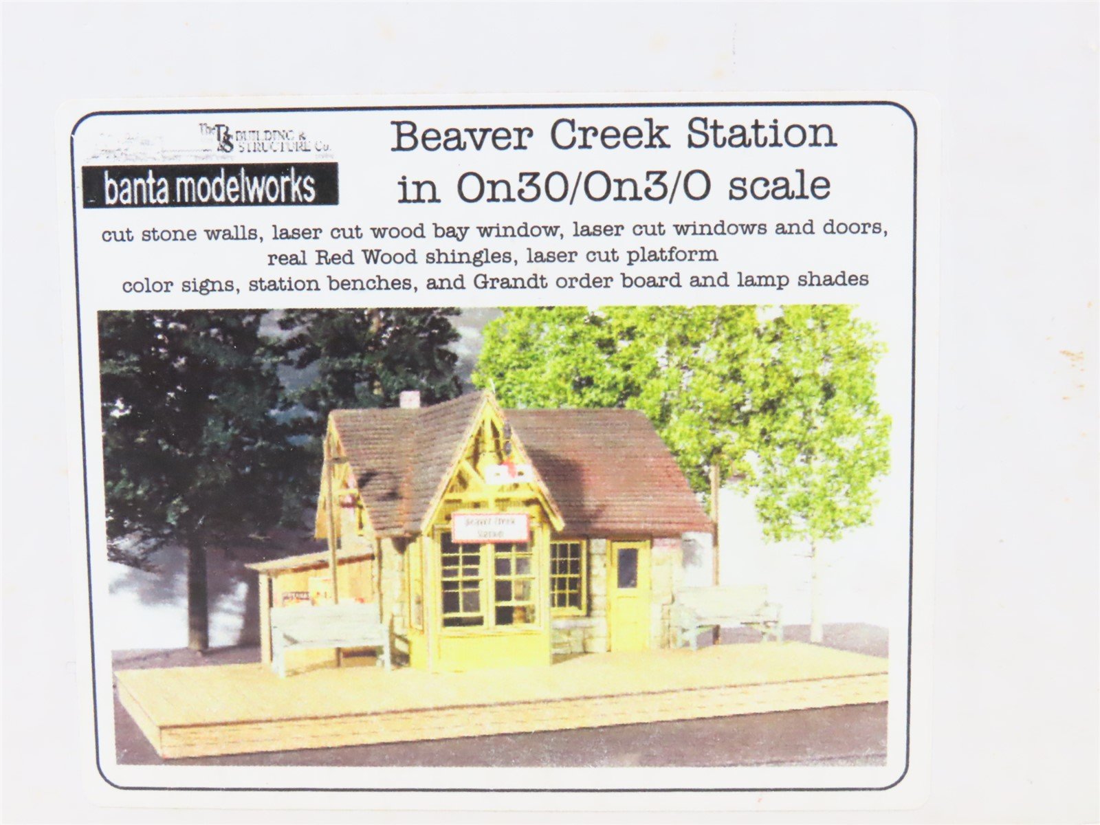 O 1/48 Scale Banta Modelworks Kit 6040 Beaver Creek Station