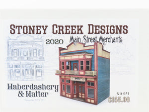 O Scale Stoney Creek Designs Kit 051 Haberdashery & Hatter