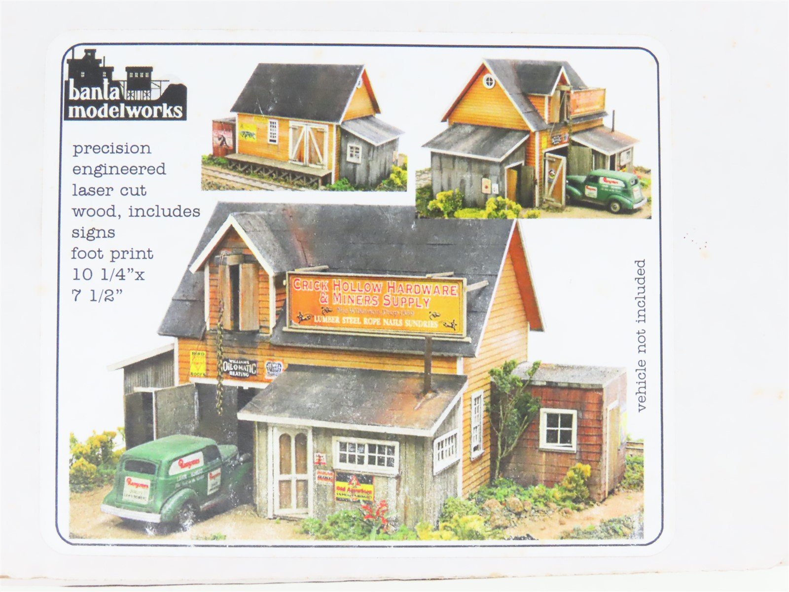 O 1/48 Scale Banta Modelworks Kit 6127 Crick Hollow Hardware & Mining Supply
