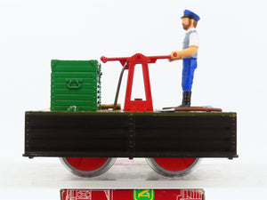 G Scale LGB 2001 Powered Hand Car w/ Figure