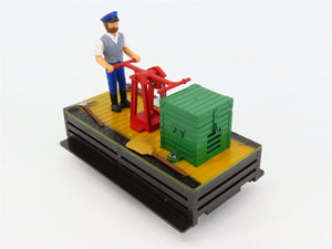 G Scale LGB 2001 Powered Hand Car w/ Figure