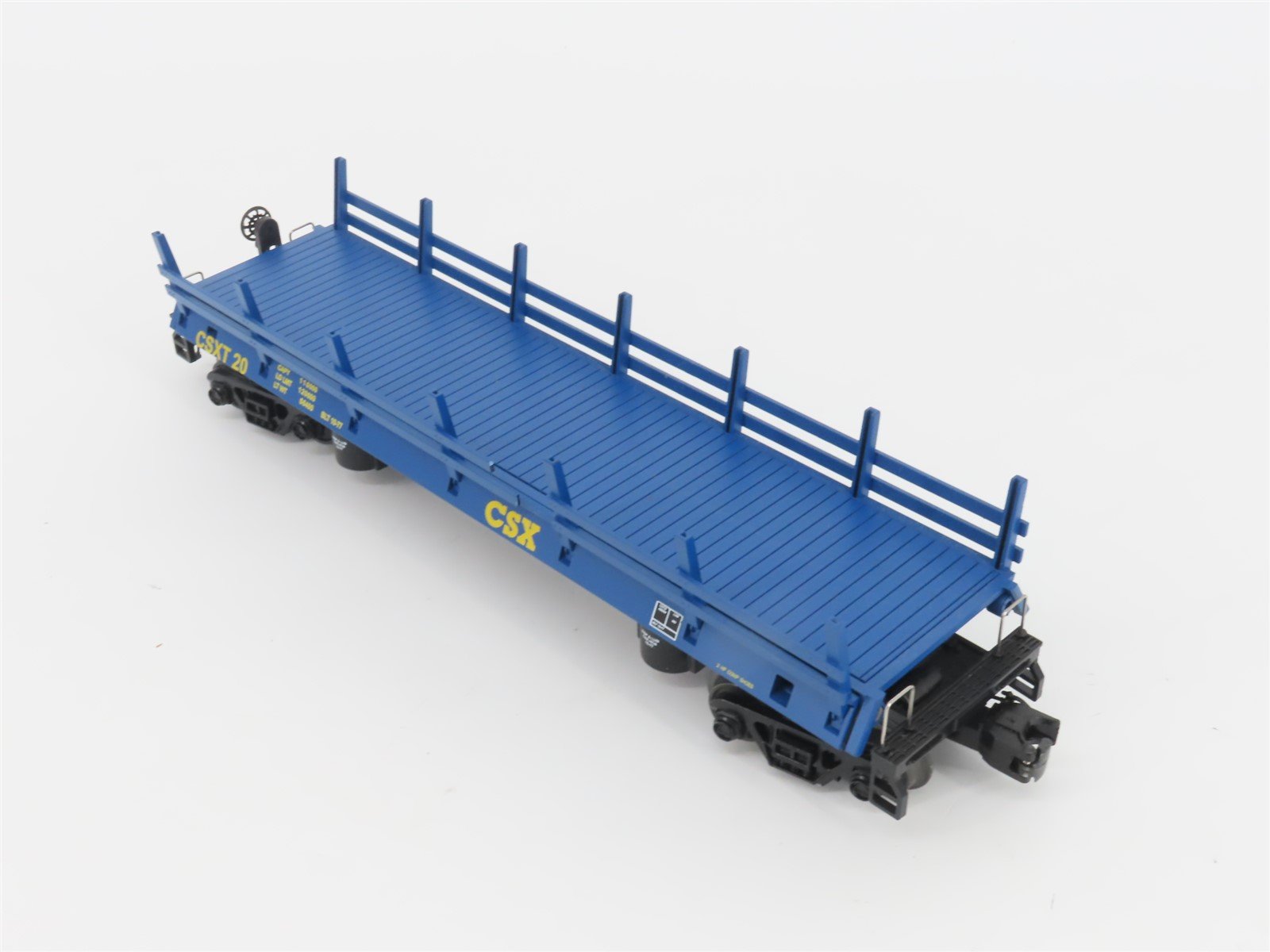 O Gauge 3-Rail MTH 20-98591 CSX Transportation Operating Log Dump Car #20 w/Logs