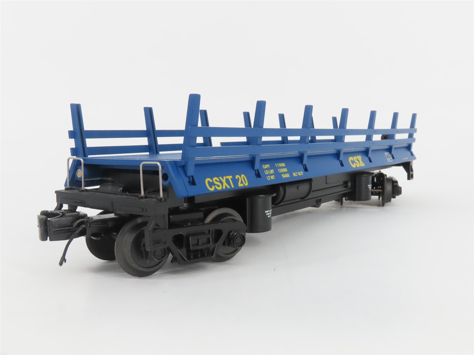 O Gauge 3-Rail MTH 20-98591 CSX Transportation Operating Log Dump Car #20 w/Logs