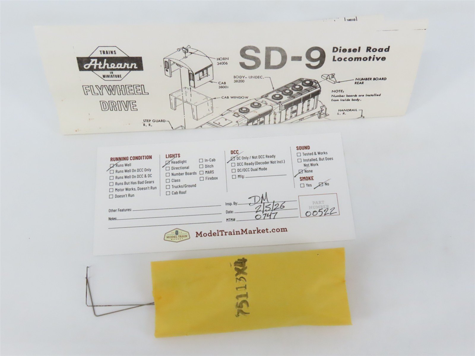 HO Scale Athearn 3807 SP Southern Pacific 