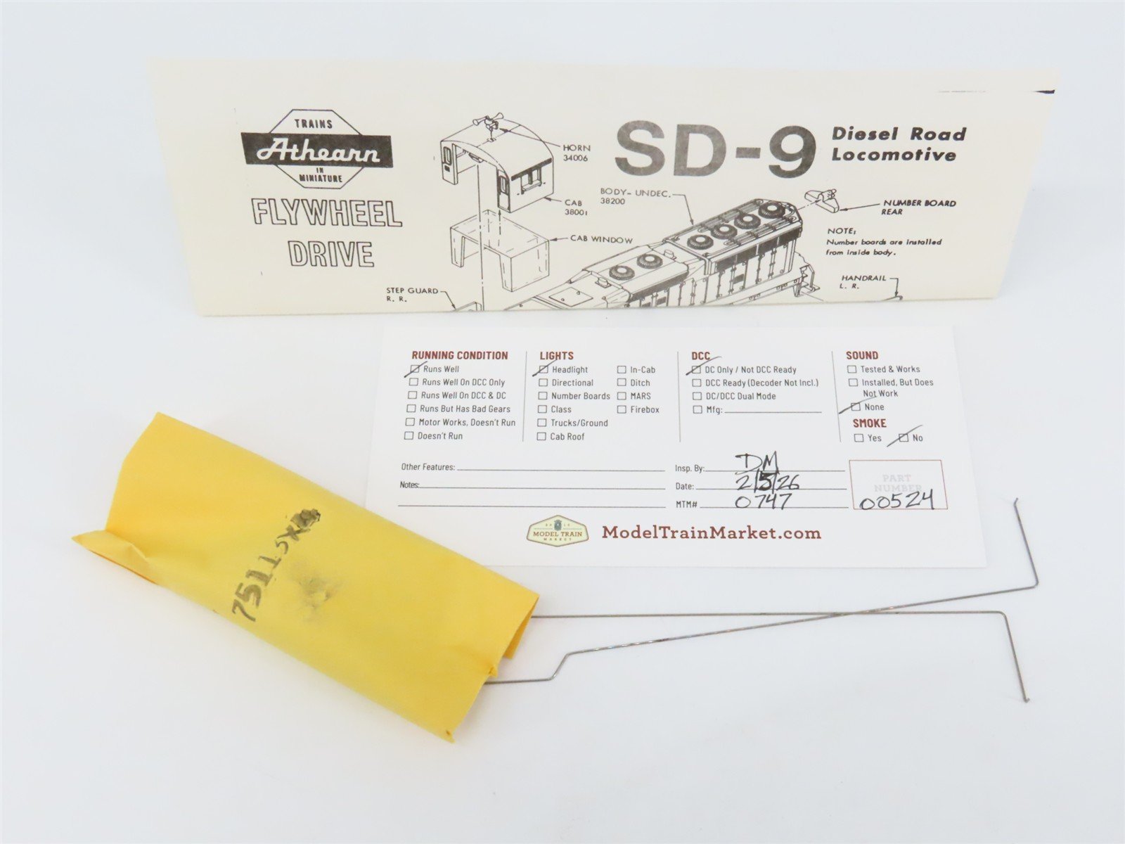 HO Scale Athearn 3807 SP Southern Pacific 