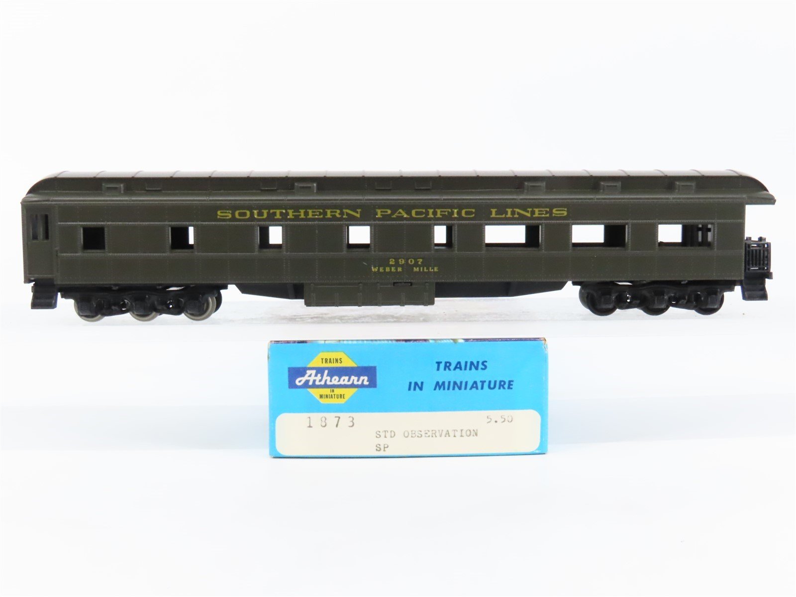 HO Athearn 1873 SP Southern Pacific Observation Passenger #2907 "Weber Mille"
