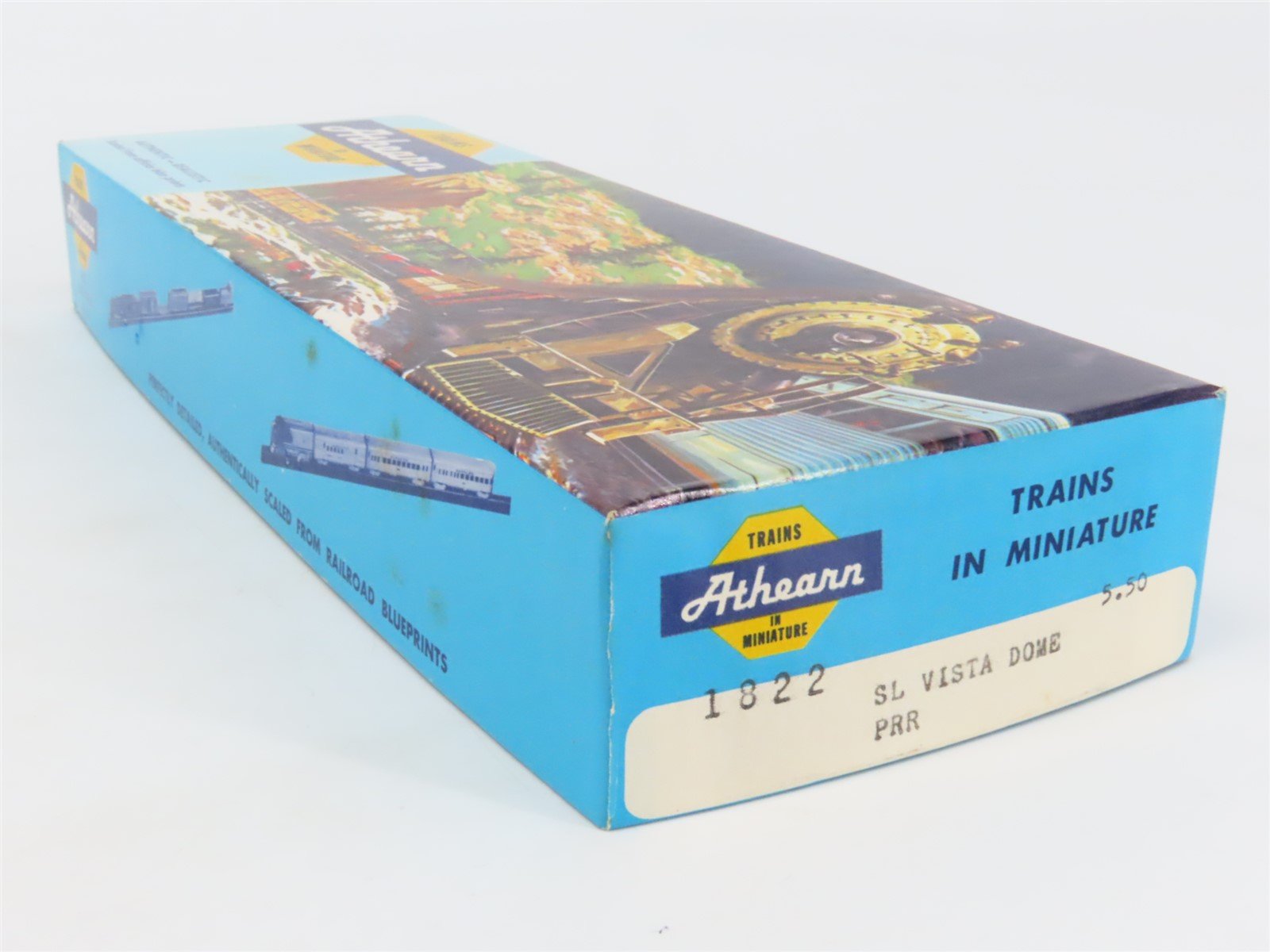 HO Athearn Kit 1822 PRR Pennsylvania Streamlined Vista Dome Passenger #4902
