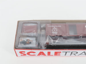 HO ScaleTrains Kit SXT1228 C&O Chesapeake & Ohio 40' Single Door Box Car #15370