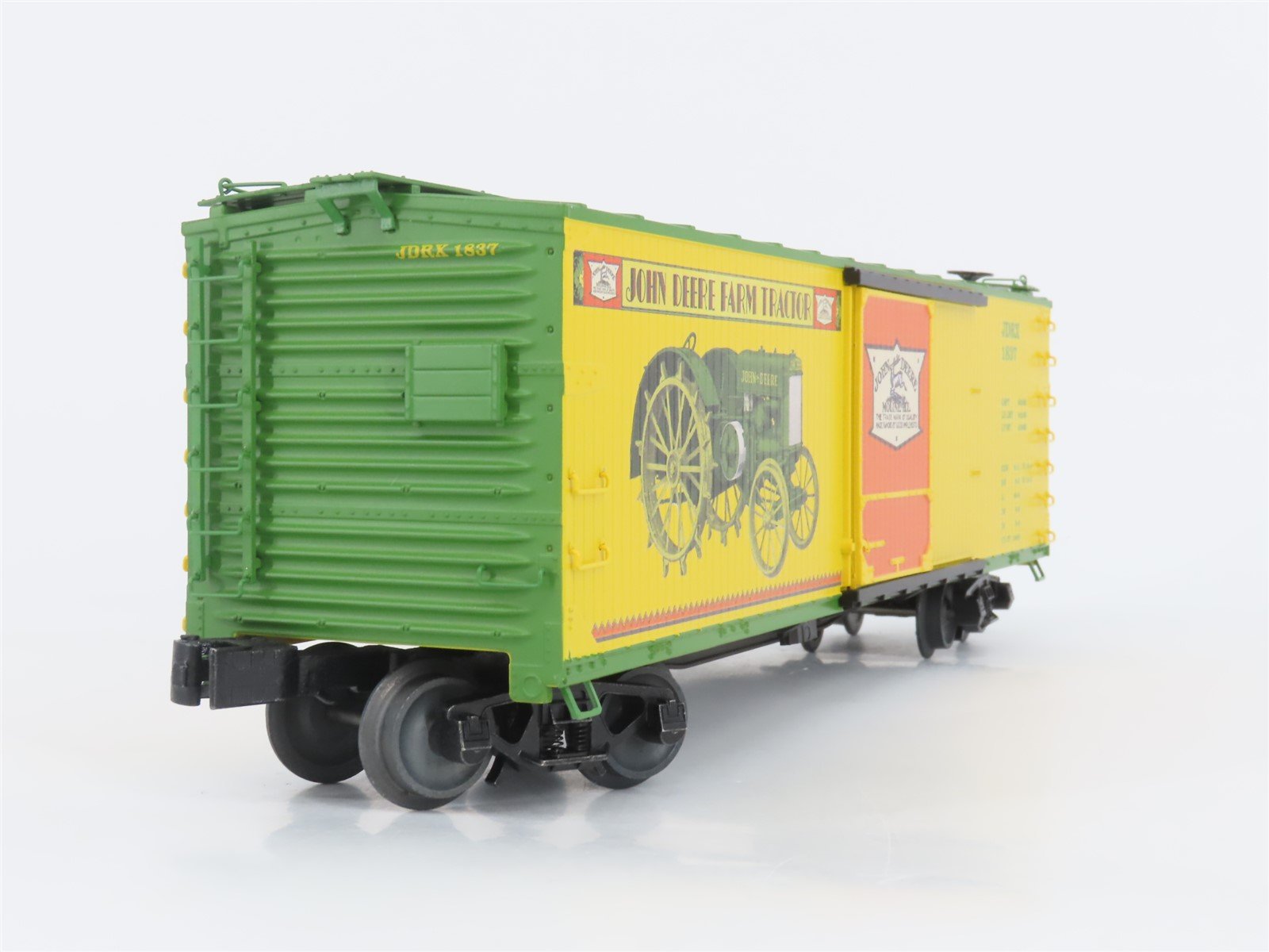 O Gauge 3-Rail Lionel 2426180 LP86321 JDRX John Deere 40' Wood Box Car #1837