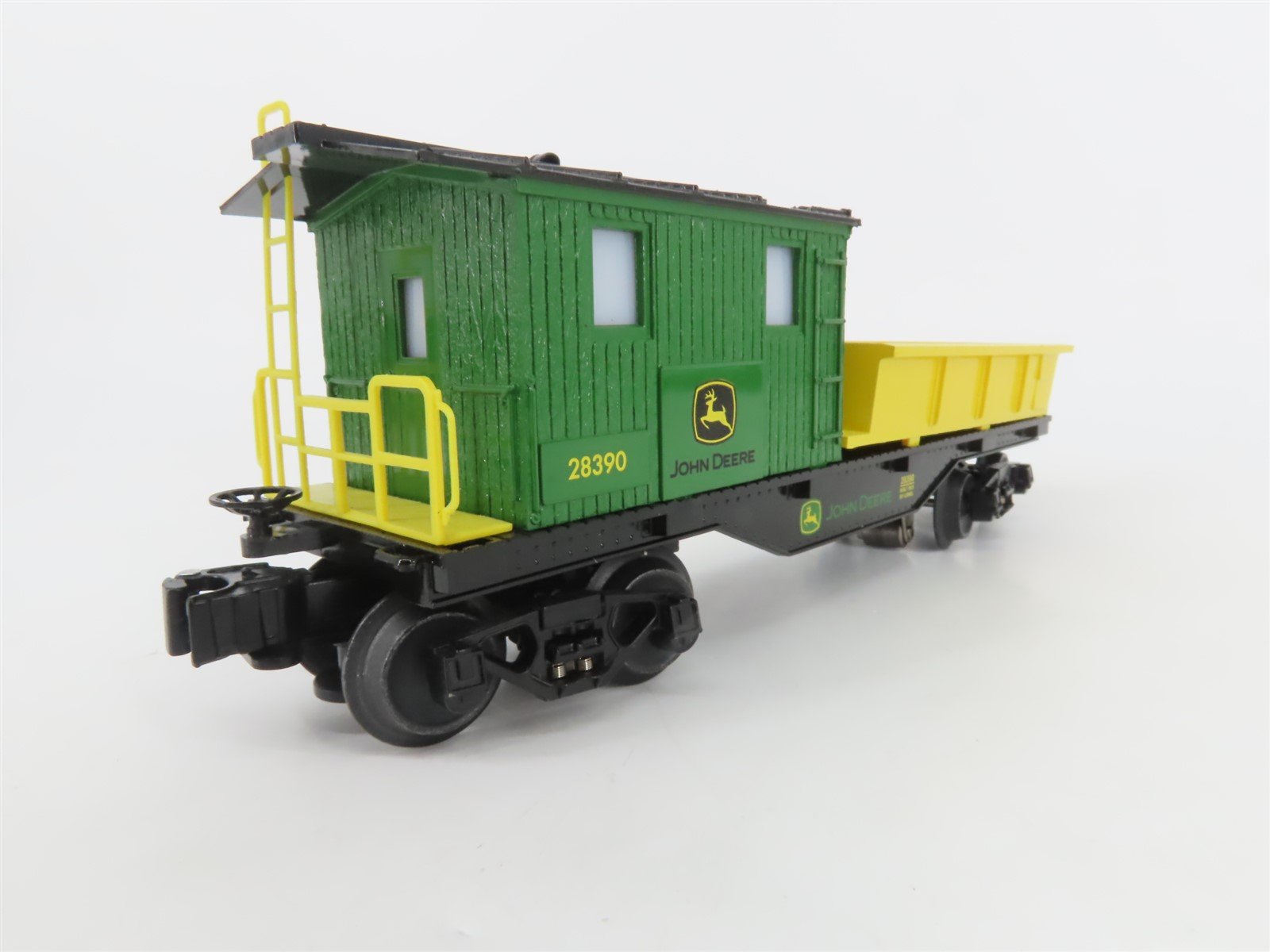 O Gauge 3-Rail Lionel 2228390 LP80798 John Deere Work Caboose #28390 w/ Lighting