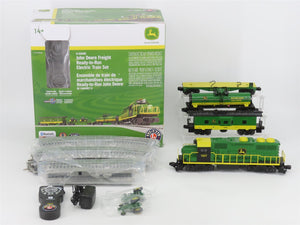 O Gauge 3-Rail Lionel LionChief 2123040 John Deere GP38 Diesel Train Set w/Sound