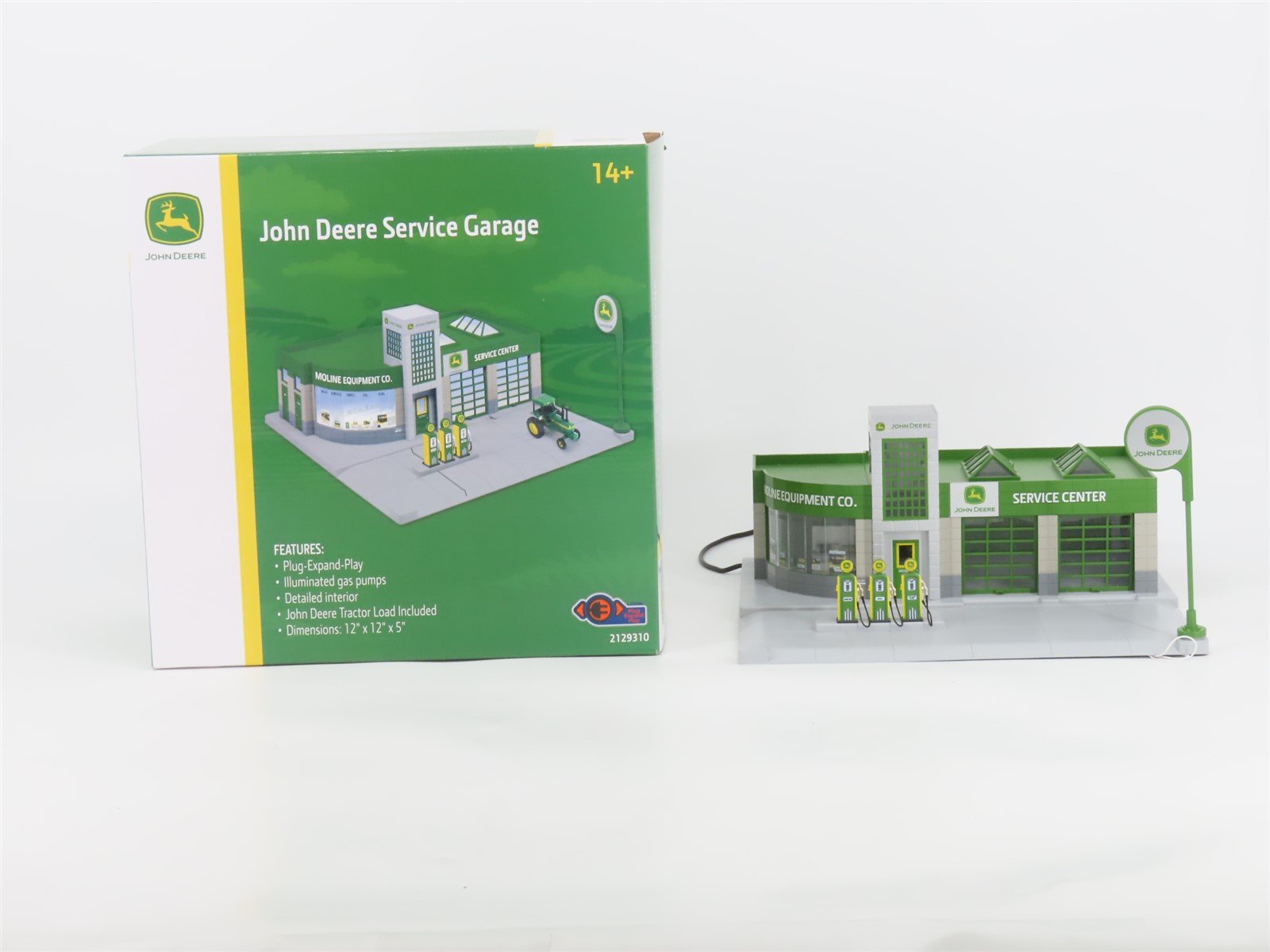 O 1/48 Scale Lionel 2129310 John Deere Service Garage